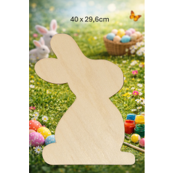 Królik 3 40cm "pluszak", królik 40cm "pluszak", sklejka 3mm